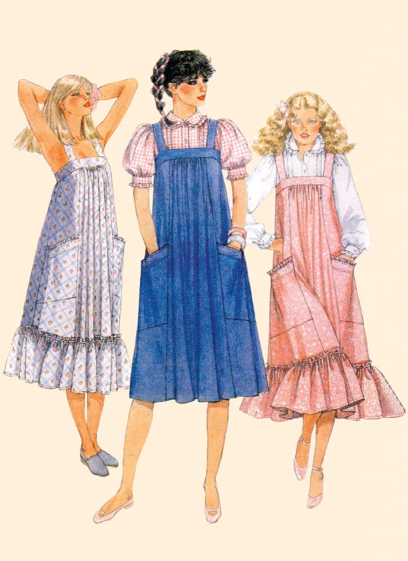 Sexy mini dresses for date night -McCall's 8318 Dresses and Blouses Pattern by Laura Ashley