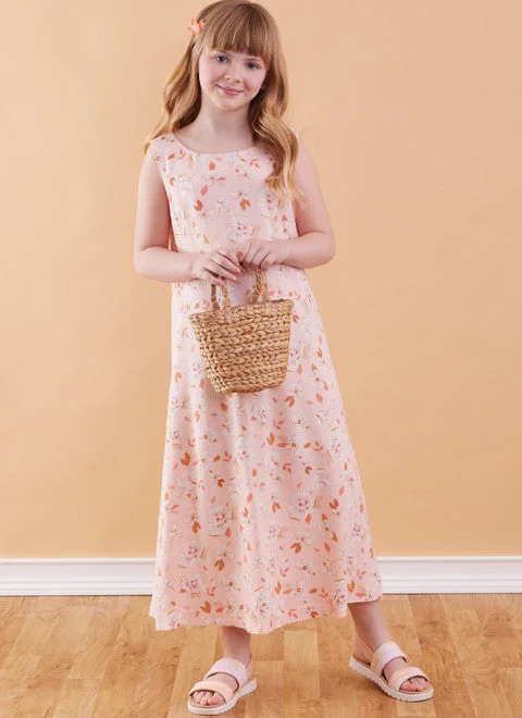 Dress styles for women in all seasons -McCalls Child/Teen Dress M8418