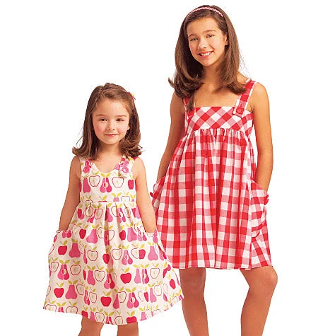 Comfortable casual dresses for everyday wear -McCalls Child/Teen Dresses M5613