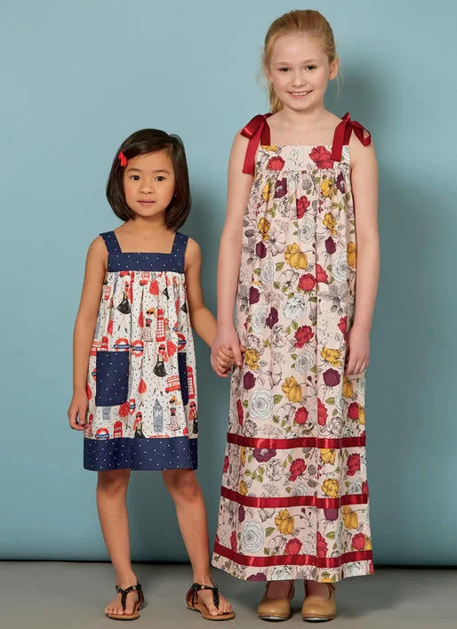 Shop dresses for formal and casual events -McCalls Child/Teen Dresses M7768