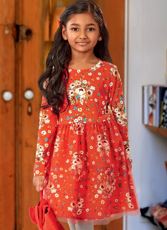 Comfortable dresses for casual outings -McCalls Child/Teen Dresses M8251