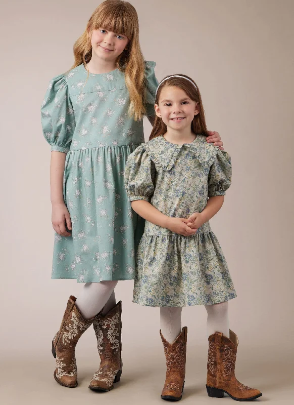 Women's dresses for fall and winter -McCalls Child/Teen Dresses M8444