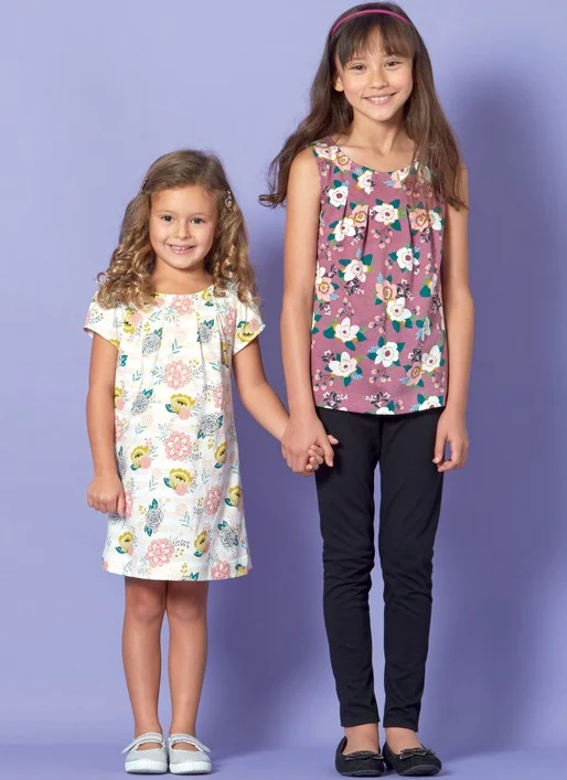 Shop dresses for cocktail parties -McCalls Child Top, Dress, Leggings M7709