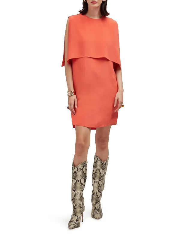 Sweater mini dresses for cozy wear -Morgan Dress In Flame