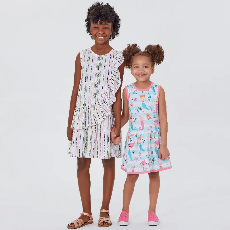 Stylish dresses for everyday wear -New Look Child/Teen Dresses N6630