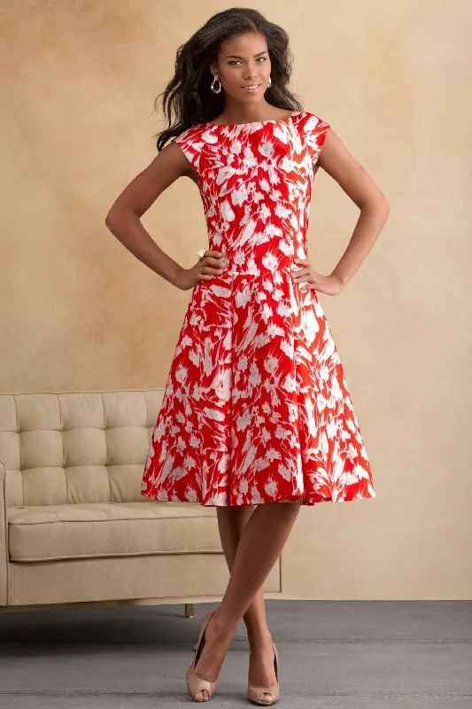 Mini dresses with tiered skirts -NL6094 Misses' Dress pattern
