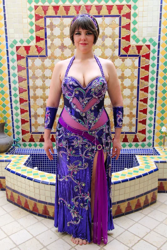Where to buy bodycon dresses online -Osmani Purple Panache