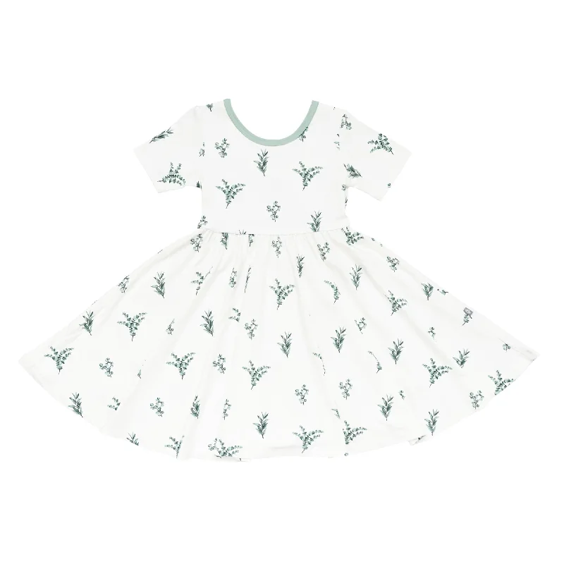 Culotte style mini dresses for a modern look -Twirl Dress in Eucalyptus