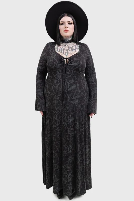 Unique dresses for brides -Raven Shade Dress [PLUS]