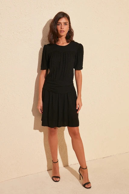 Shop trendy dresses for brunch dates -Ruched dress