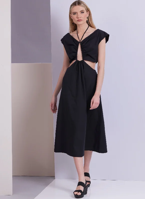 High-waisted mini dresses for a flattering fit -Vogue sewing pattern 1951 Misses' Dress by Rachel Comey