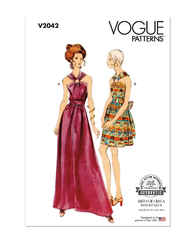 Pleated mini dresses for a textured appearance -Vogue sewing pattern 2042 Dress In Two Lengths Pleated mini dresses for a textured appearance -Vogue sewing pattern 2042 Dress In Two Lengths