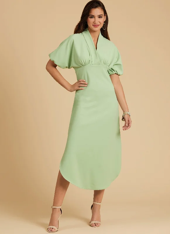 Ribbed mini dresses for a fitted look -McCall's sewing pattern 8406 Empire Waist Dress Ribbed mini dresses for a fitted look -McCall's sewing pattern 8406 Empire Waist Dress