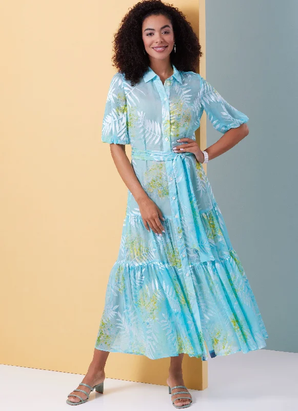 Linen mini dresses for breathable comfort -Butterick sewing pattern B6977 Misses' Dress and Sash Linen mini dresses for breathable comfort -Butterick sewing pattern B6977 Misses' Dress and Sash