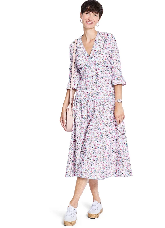 Hooded mini dresses for a sporty vibe -Burda Style Pattern 5820 Misses' Dress