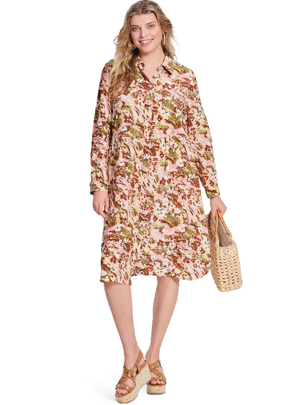Tiered mini dresses for a playful silhouette -Burda Style 5841 Dress and Tunic Pattern Tiered mini dresses for a playful silhouette -Burda Style 5841 Dress and Tunic Pattern