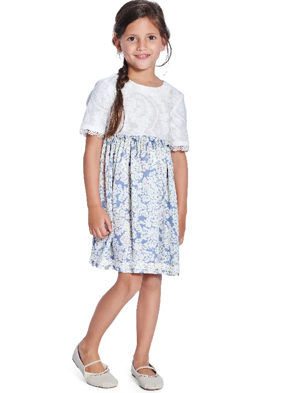 Ribbed mini dresses for a fitted look -Burda Style Pattern 9226 Children's Dress