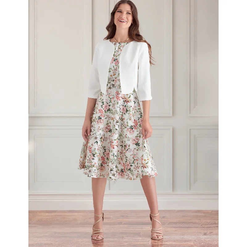 Mini dresses with gathered waist for a comfortable fit -Simplicity Sewing Pattern 9473 Misses Dresses and Jacket Mini dresses with gathered waist for a comfortable fit -Simplicity Sewing Pattern 9473 Misses Dresses and Jacket