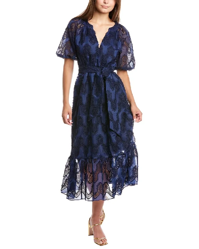 High-waisted mini dresses for a flattering fit -Shoshanna Caricia Midi Dress