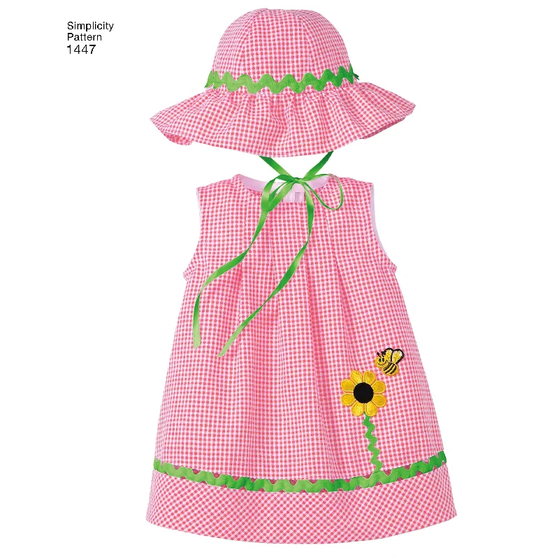 Trendy midi dresses for summer -Simplicity Babies' Outfits S1447