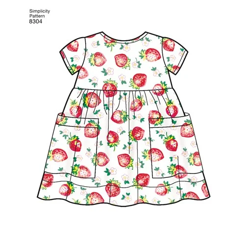 Shop dresses for all occasions -Simplicity Baby's Outfit S8304