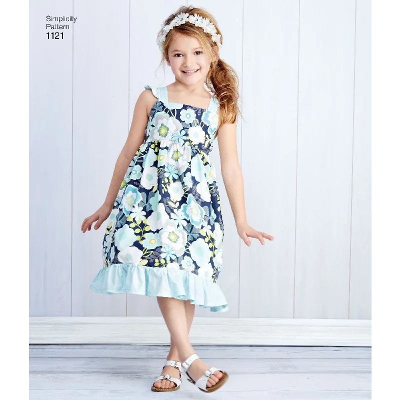 Shop maxi dresses for tall women -Simplicity Child/Teen Dresses S1121
