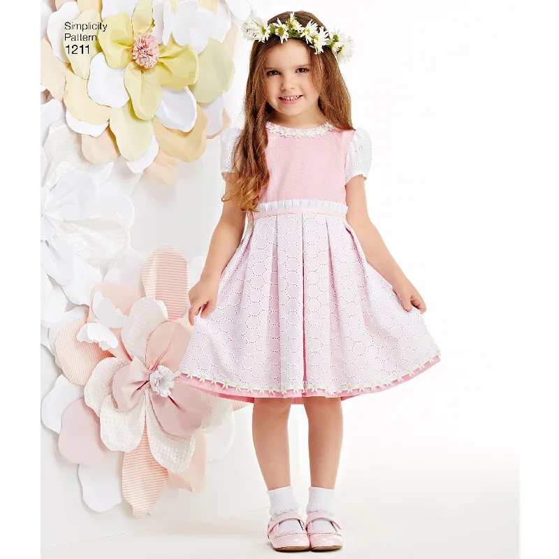 Chic dresses for work and play -Simplicity Child/Teen Dresses S1211