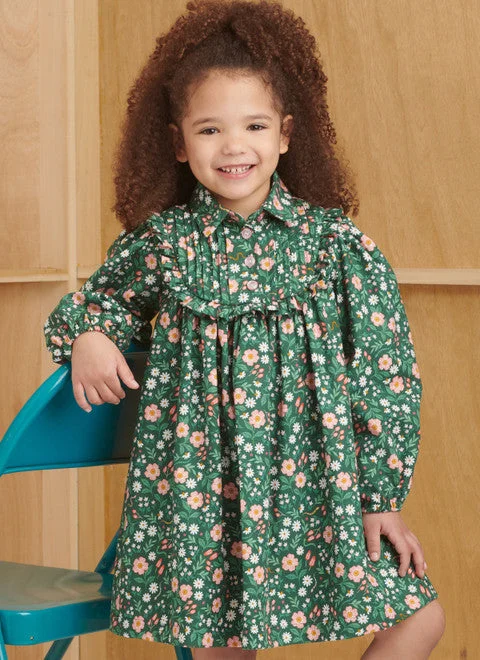 Comfortable casual dresses for everyday wear -Simplicity Children's Dresses S9830