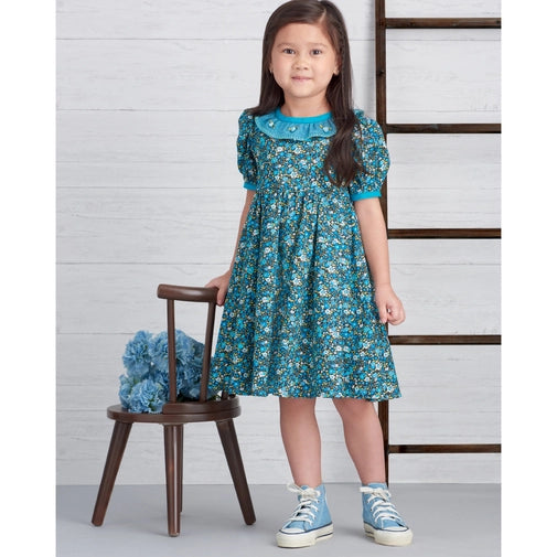 Elegant evening dresses for weddings -Simplicity Child's Dresses S9503