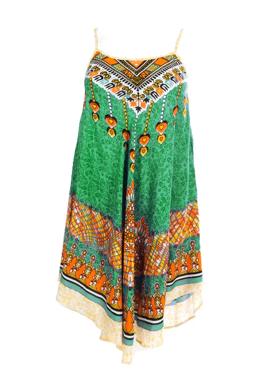 Floral mini dresses for spring -Serafina Collection Luna Print One Size Midi Dress, Green Floral mini dresses for spring -Serafina Collection Luna Print One Size Midi Dress, Green