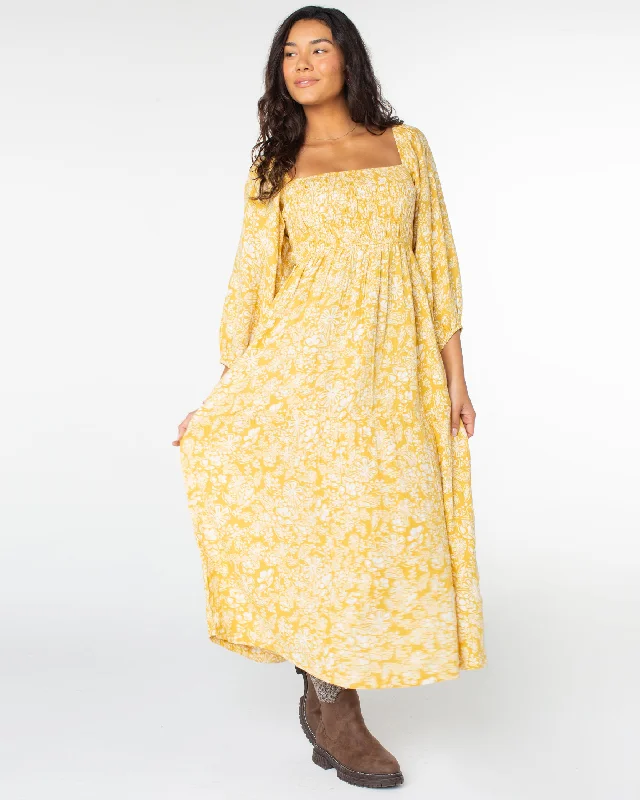 Comfortable dresses for casual outings -Sorrento Sands Dress - Sauterne