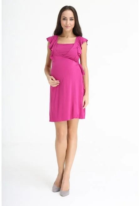 Shop mini dresses for summer parties -Cherilyn Dress Plum
