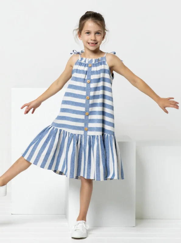 Dresses for women with big busts -Style Arc Children's Claudia Dress