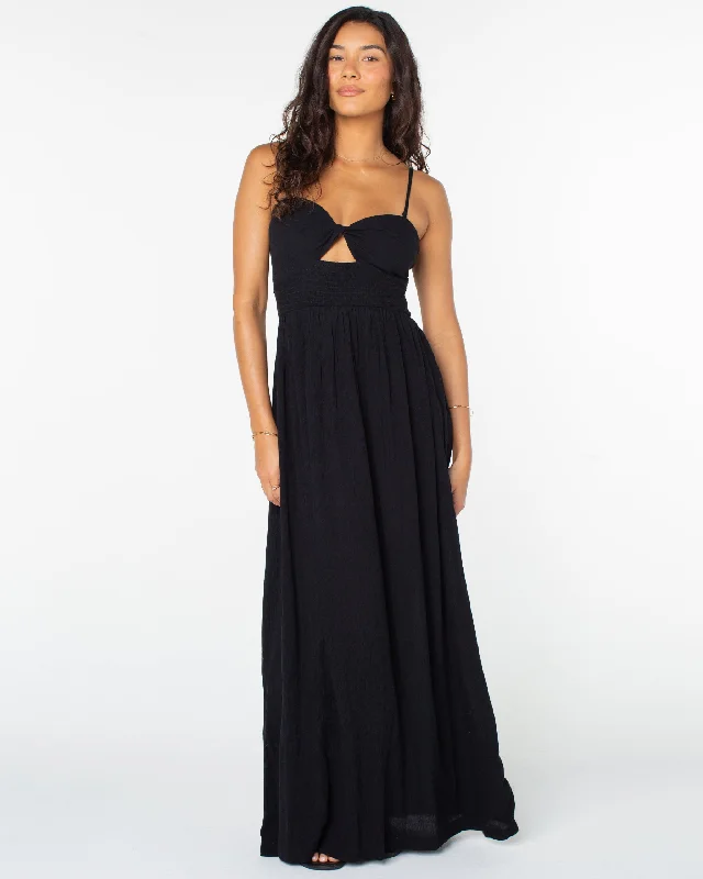Shop dresses for formal and casual events -Sunrise Oasis Dress - Anthracite