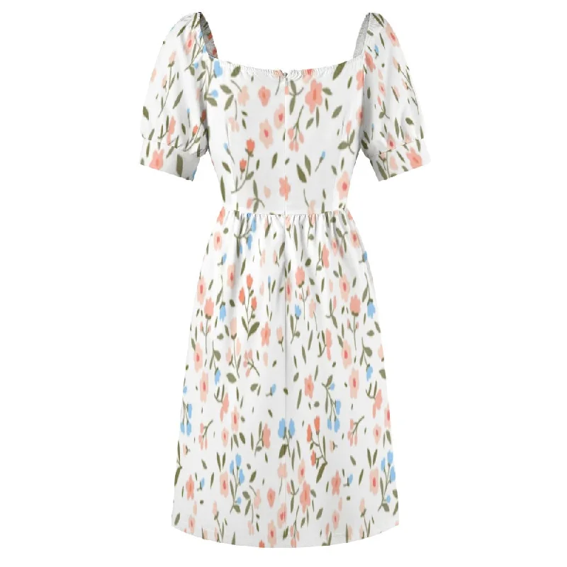 Trendy midi dresses for summer -Sweetheart Dress