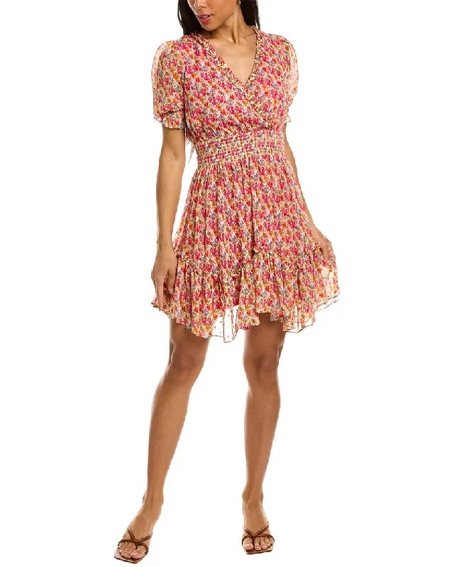 Bohemian style mini dresses -Taylor Chiffon Dress