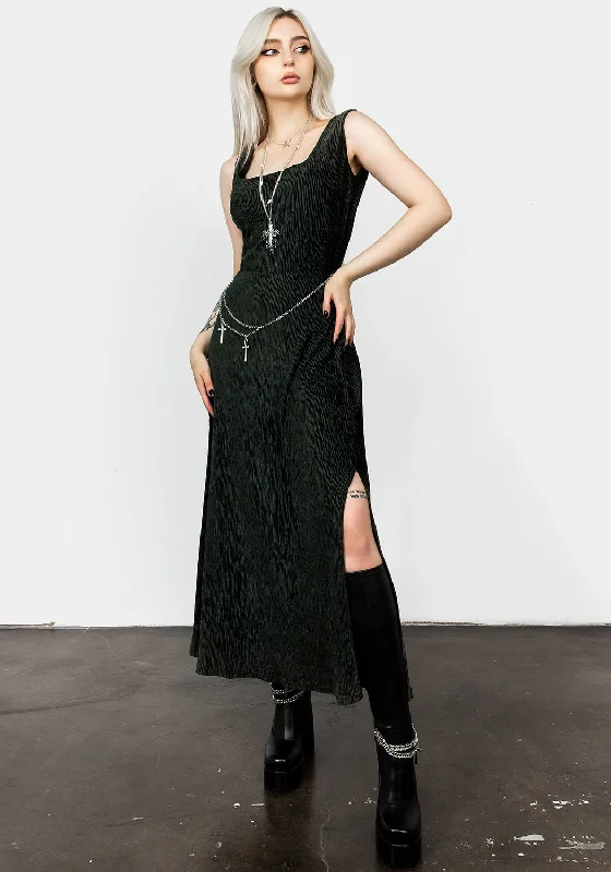 Shop maxi dresses for tall women -Thekla Dress with Charm Belt