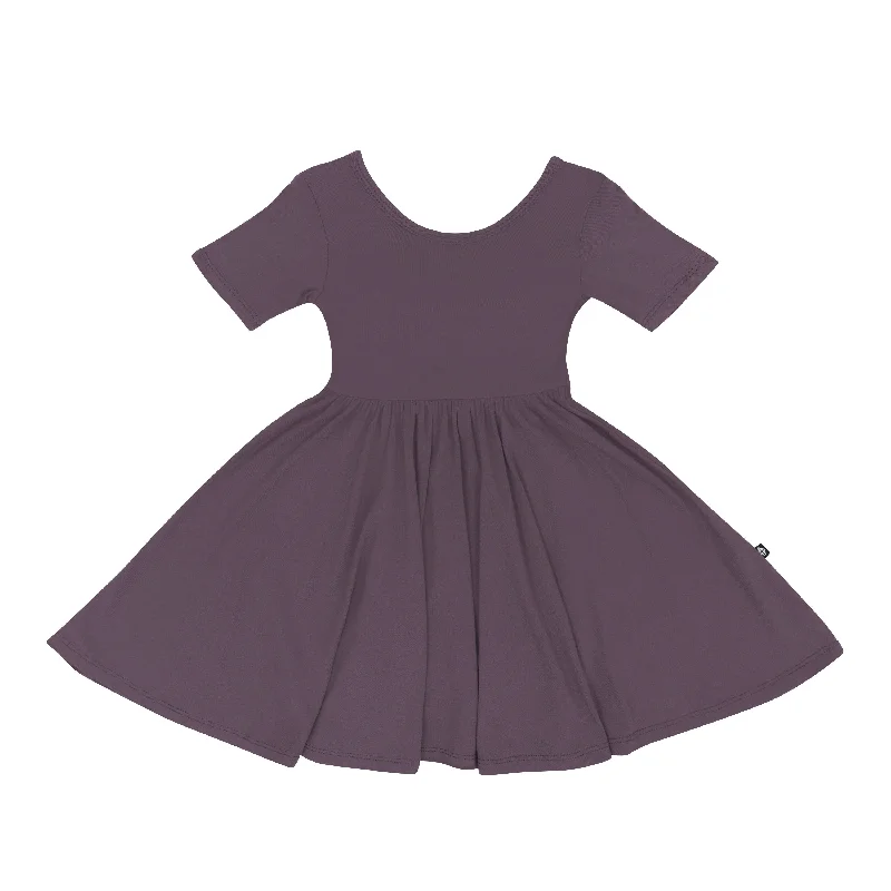 Mini dresses with bow tie details for a cute appearance -Twirl Dress in Currant
