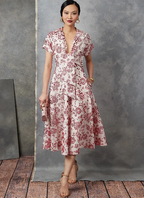 Plaid mini dresses with suspenders for a schoolgirl vibe -Vogue sewing pattern 1898 Misses' Dress by Badgley Mischka Plaid mini dresses with suspenders for a schoolgirl vibe -Vogue sewing pattern 1898 Misses' Dress by Badgley Mischka