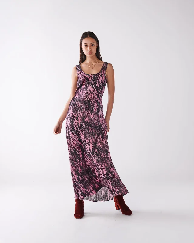 Vintage inspired dresses for women -Wamikata Walka Tali Silk Dress