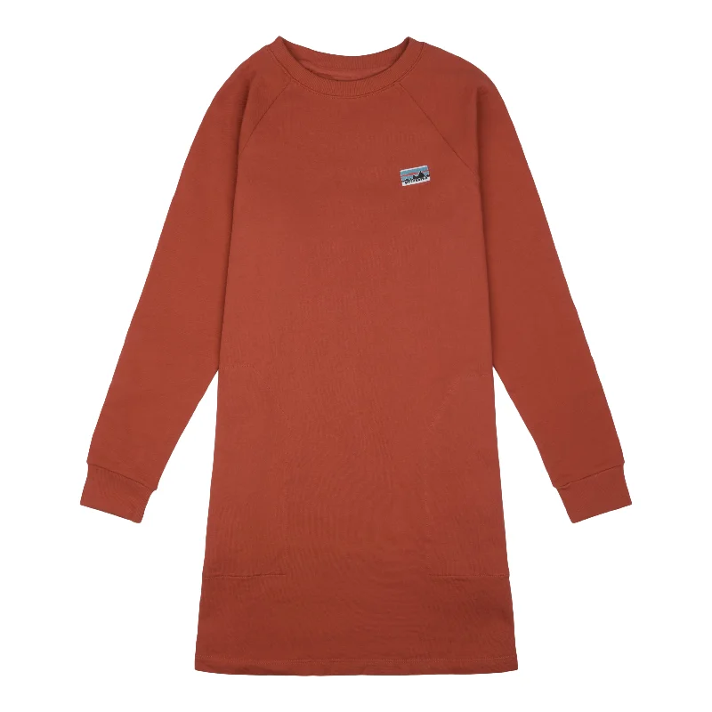 Vintage inspired dresses for women -Women's Regenerative Organic Certified® Cotton Essential Dress