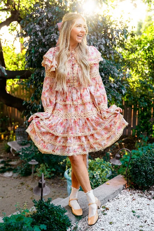 A-line flare dresses for a classic appearance -Farrah Dress in Yellow