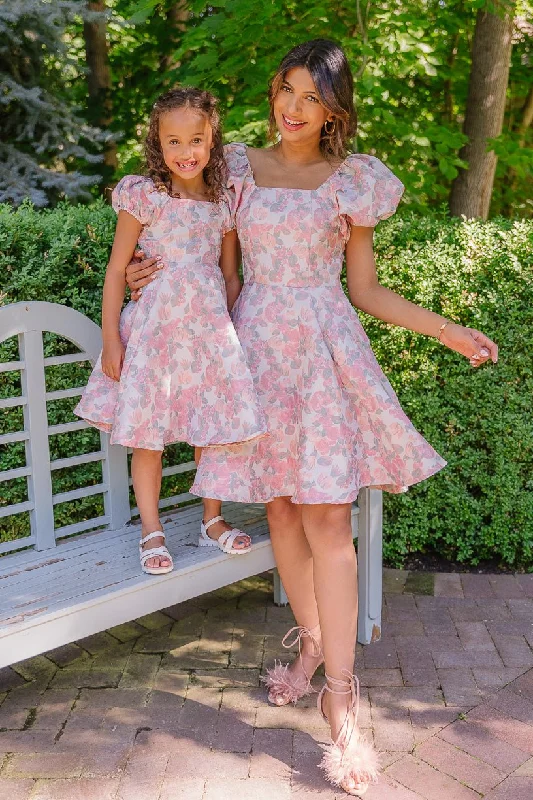 Flare dresses with bell sleeves for a boho-chic appearance -Ivanna Dress in Pastel Floral Flare dresses with bell sleeves for a boho-chic appearance -Ivanna Dress in Pastel Floral