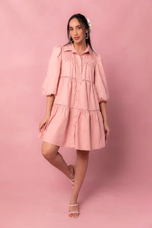 Flare dresses with side zippers for a sleek appearance -Jojo Dress
