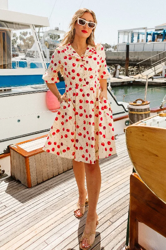 Flare dresses with removable belts for versatile styling -June Dress