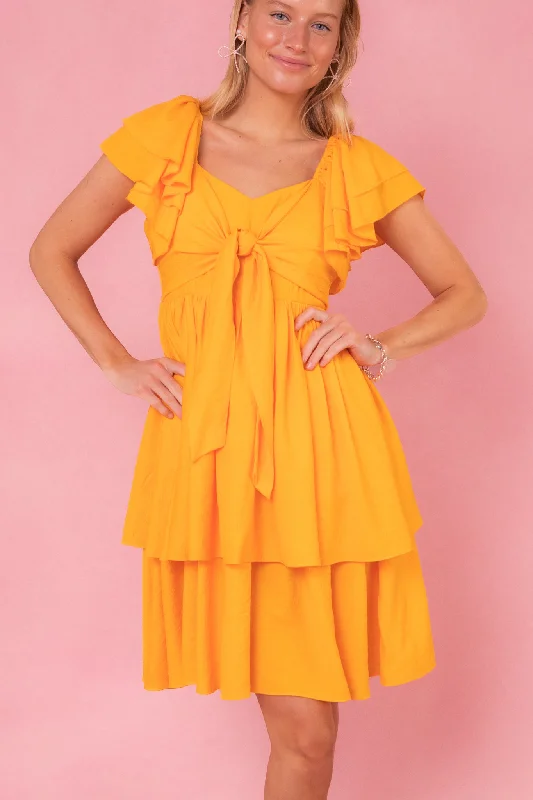 Flare dresses with floral patterns -Sonny Dress