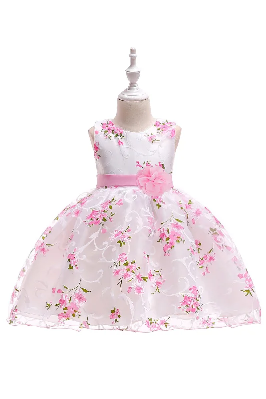 Flare dresses with cap sleeves for a modest style -Robe de soirée pour filles rose sans manches mignonne Flare dresses with cap sleeves for a modest style -Robe de soirée pour filles rose sans manches mignonne