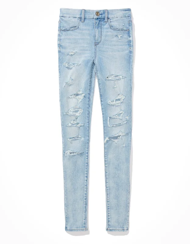 AE Forever Soft Ripped High-Waisted Jegging