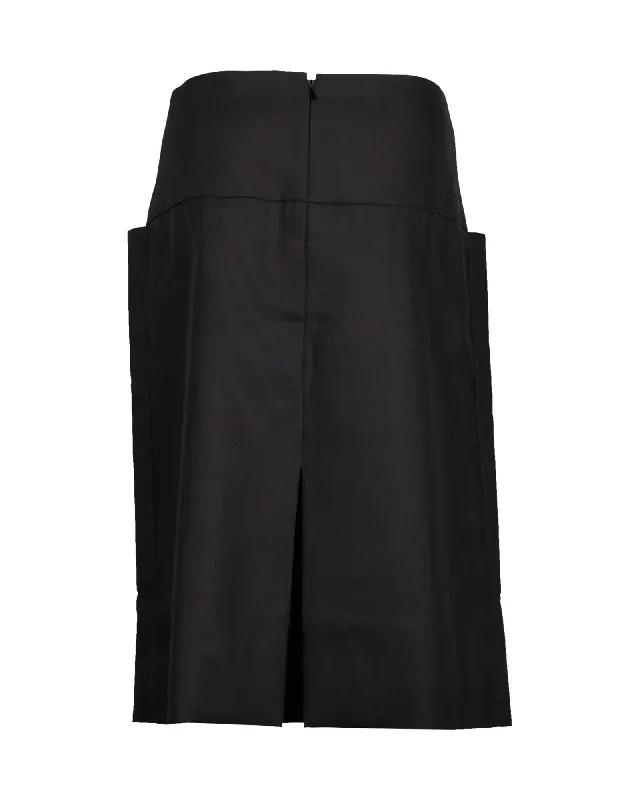 celine-pleated-skirt-in-black-wool