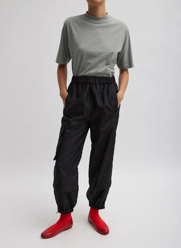 Crispy Nylon Wilt Pull On Jogger